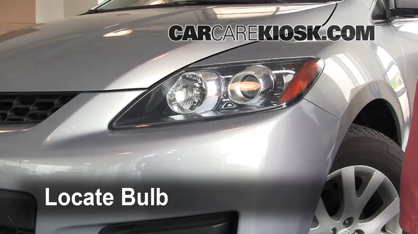 2008 Mazda CX-7 Sport 2.3L 4 Cyl. Turbo Lights Highbeam (replace bulb)